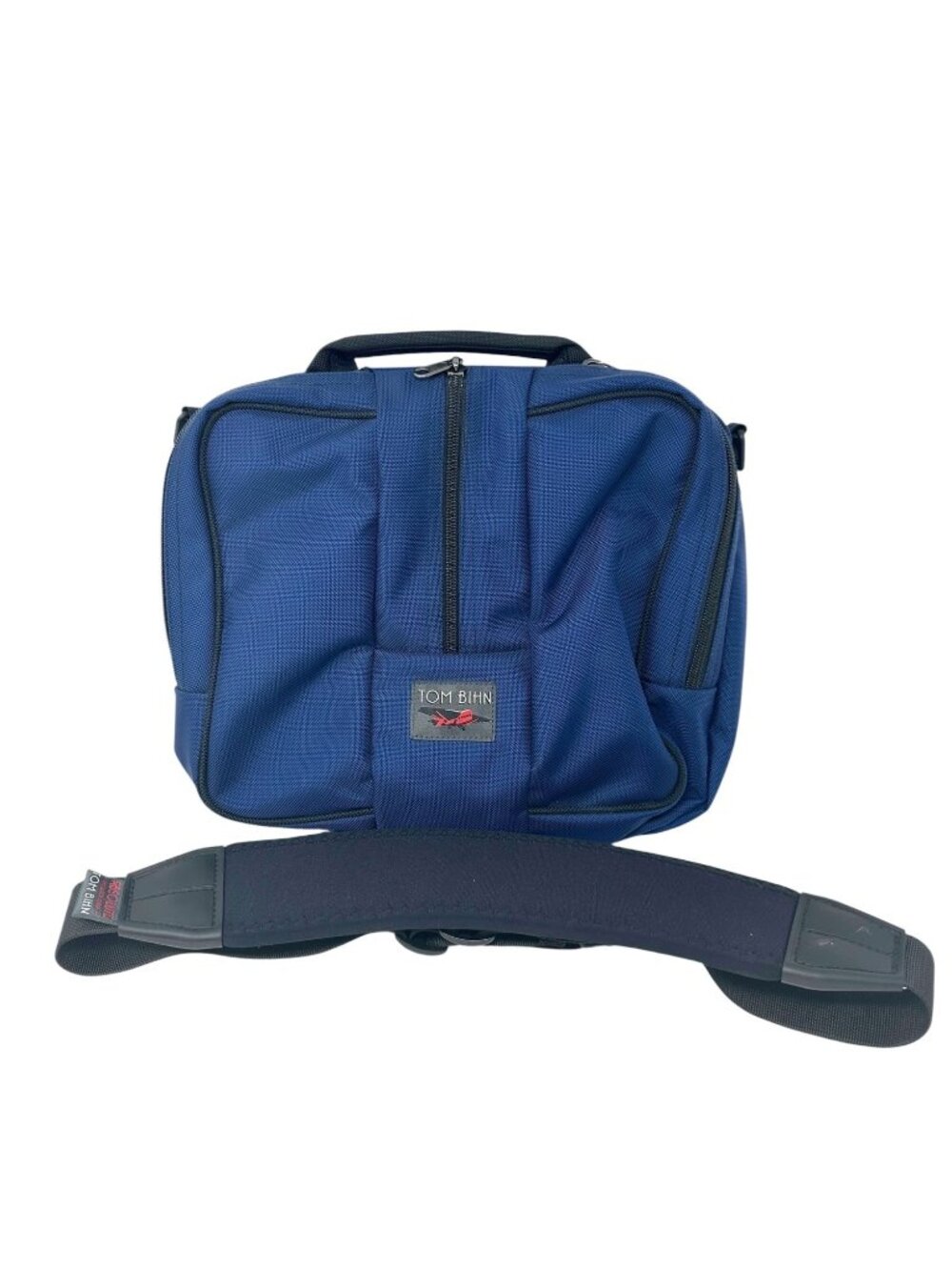 Tom Bihn Co-Pilot Bag Navy Wasabi Green Crossbody Travel Absolute Strap
